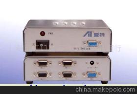 4X1 VGA切換器 多信號源高清顯示的理想解決方案